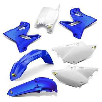 Xlyze Kit de carénage en plastique pour motocross blanc 