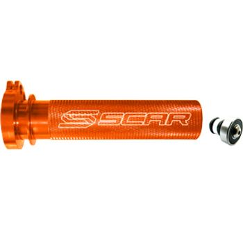 Barillet de gaz SCAR alu Husaberg / Husqvarna / KTM Orange