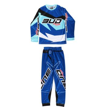 Pyjama deux pièces enfant Bud Racing - Bleu