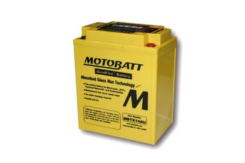 Batterie 12v MOTOBATT MBTX14AU (4 poles)