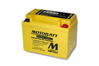 Batterie 12v MOTOBATT MBTX4U (2 poles)