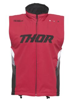 Body warmer Thor Warmup - Rouge Noir