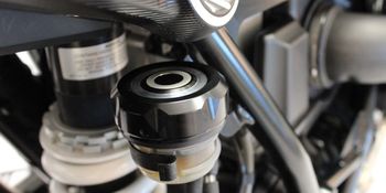 Couvercle de réservoir de maitre cylindre de frein GILLES TOOLING - Noir - BMW/Ducati