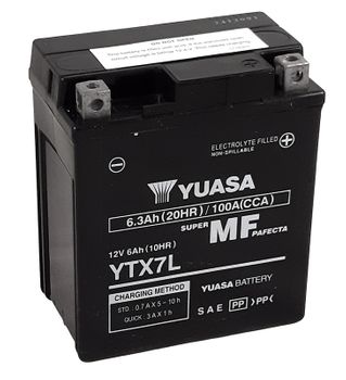 Batterie YUASA YTX7L FA sans entretien activée usine