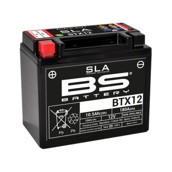 Batterie moto 12v BS YTX12 SLA activée usine