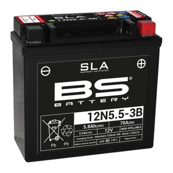 Batterie BS 12N5.5-3B SLA activée Usine