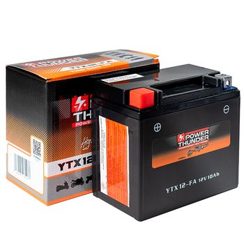 Batterie moto 12v POWER THUNDER YTX12 FA