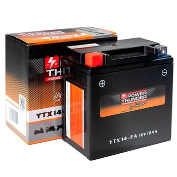 Batterie POWER THUNDER YTX14 FA