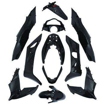 Kit carénages maxiscooter Honda 125 PCX 2014-2016 Noir brillant