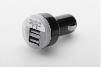 Adaptateur double port USB SW-MOTECH pour allume-cigare