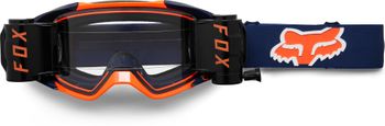 Masque cross Fox 2023 Vue Stray Roll-off - Bleu Orange