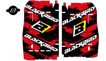 Kit déco BLACKBIRD pour grille de radiateur  450 CRF 2013-2014 rouge